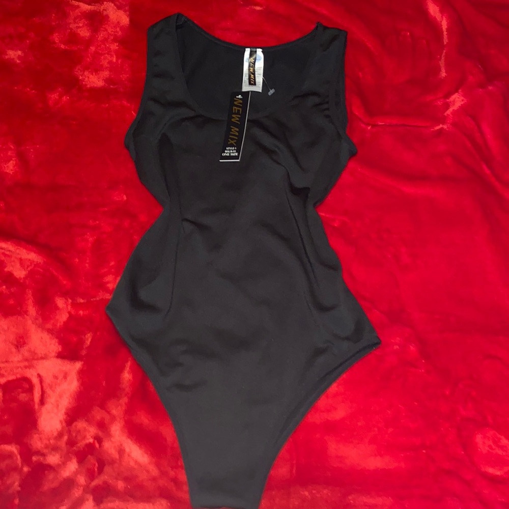 Black bodysuit. NWT one size but S M L